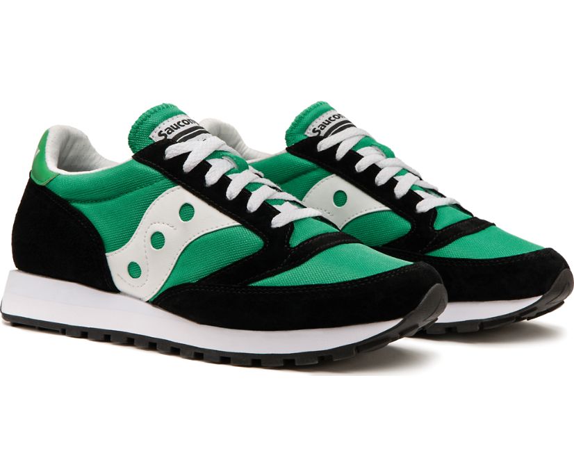 Women's Saucony Jazz 81 Originals Black / Green / White | Singapore 036PJJQ